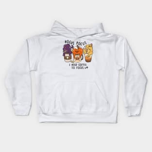 Hocus Pocus - I Need Coffee To Focus Kids Hoodie